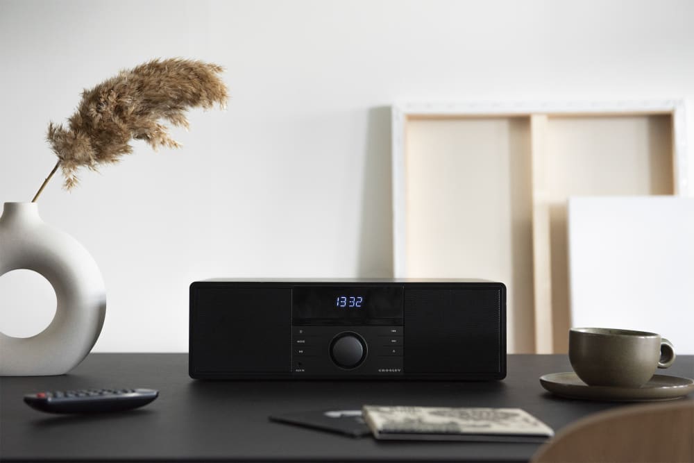 Lecteur CD avec radio et bluetooth noir