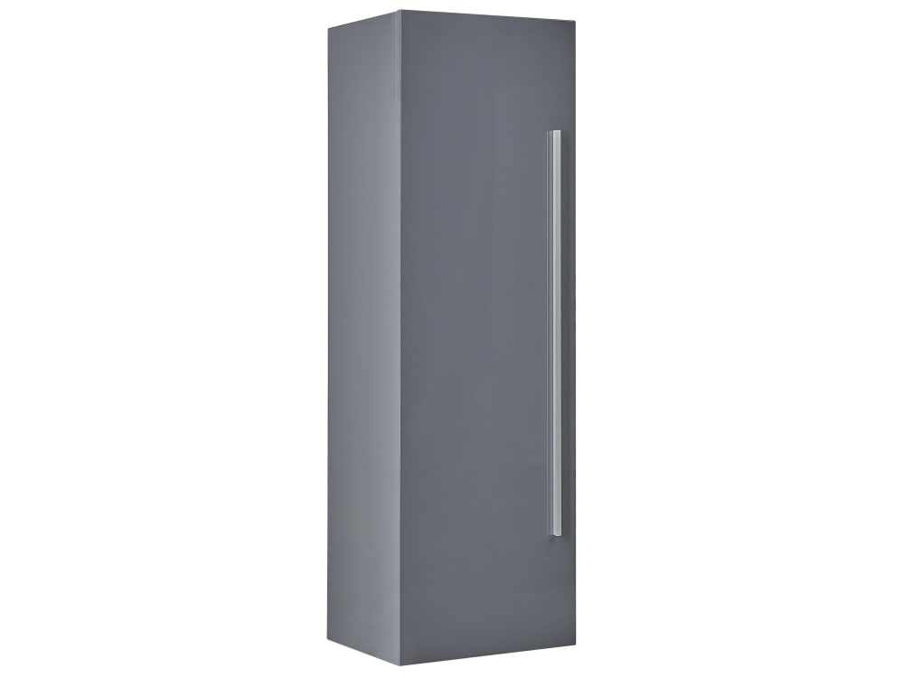 Beliani Badezimmerschrank aus Holz 132cm, grau style modern - Spanplatte