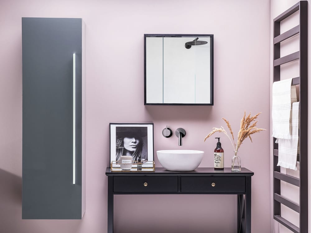 Badezimmerschrank aus Holz 132cm, grau - Maisons Du Monde