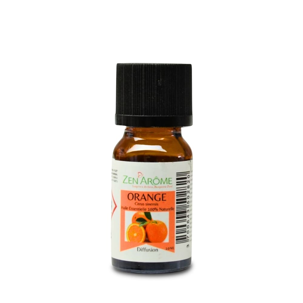 Zen'Arôme Huile essentielle orange 10ml Transparent Verre
