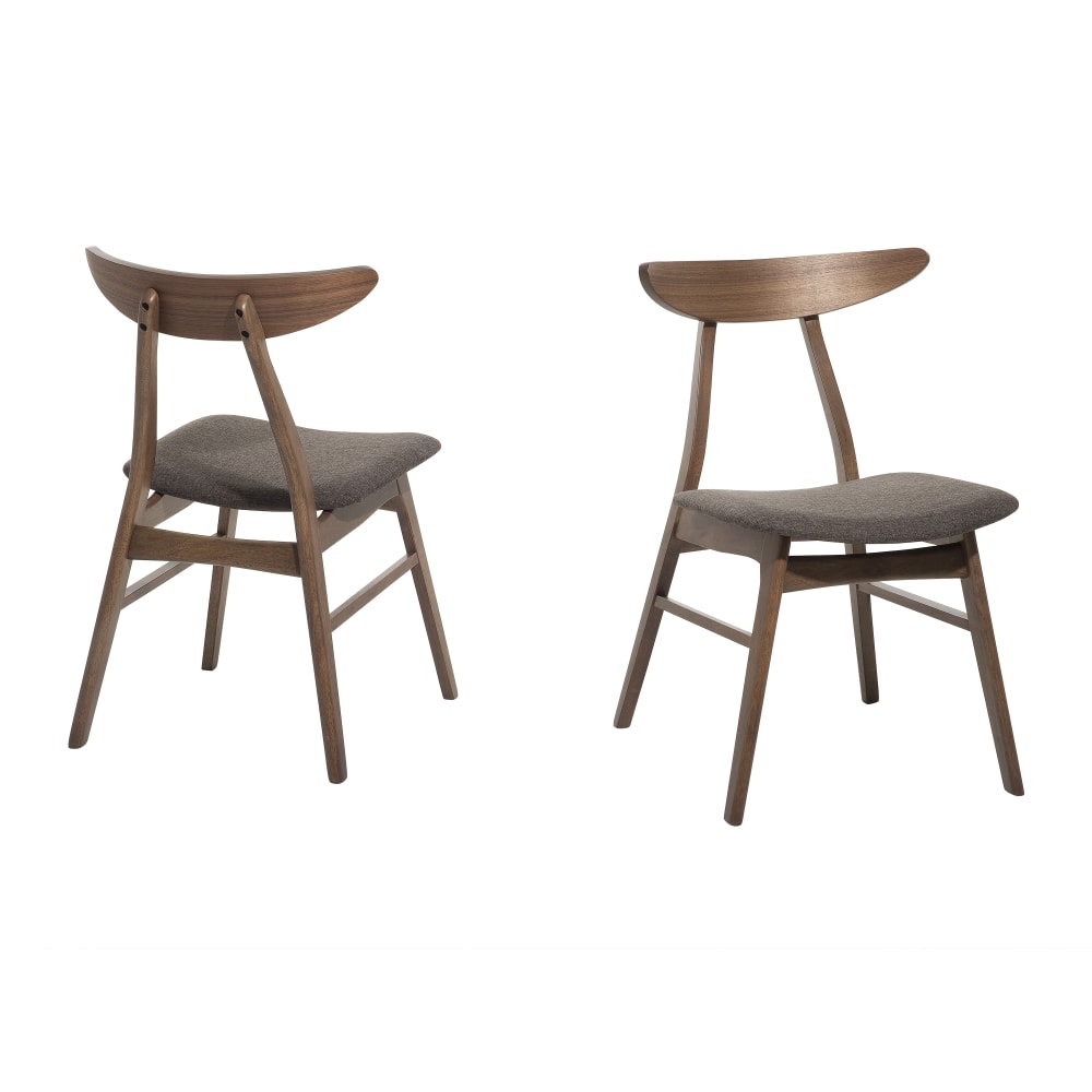 Esszimmerstuhl 2Er Set Aus Holz, Grau
