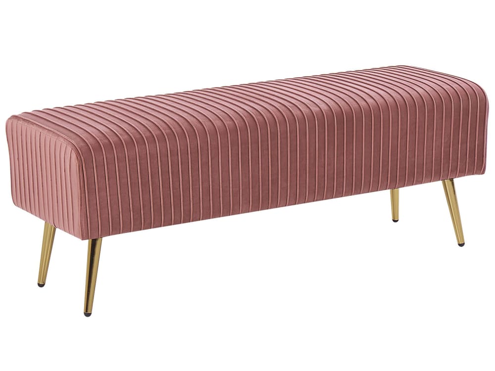 Polsterbank Aus Stoff, Rosa