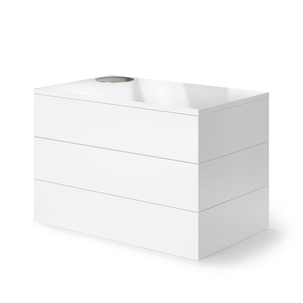 Umbra Schmuckschatulle aus weißem Zink style modern - Pvc - Polyvinlychlorid