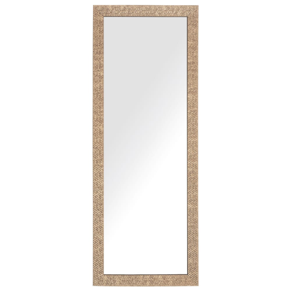 Miroir en matériaux synthétiques laiton 130x50