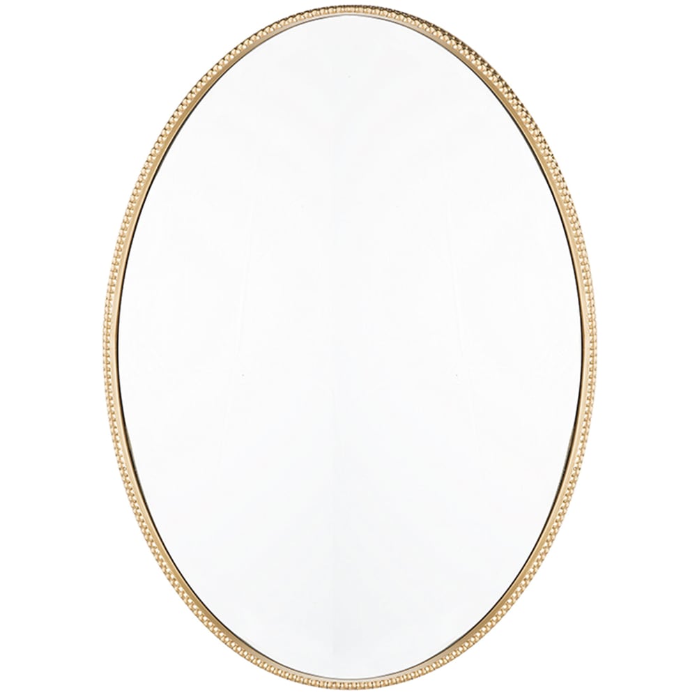 Miroir en métal doré 79x57