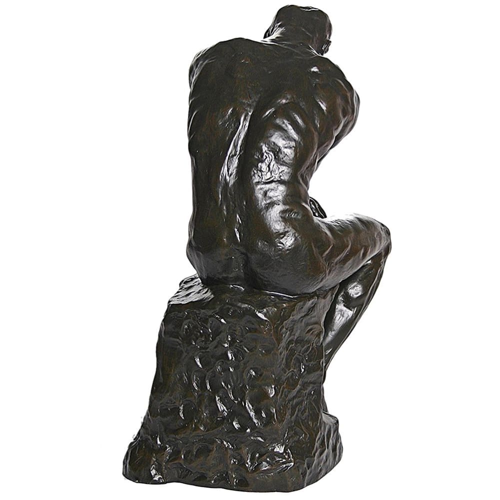 Figurine reproduction Le Penseur de Rodin H37cm - Maisons du Monde
