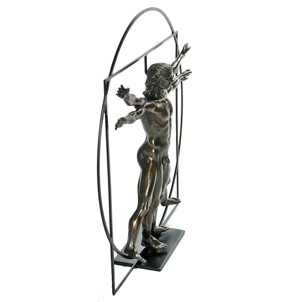 Statuette Léonard de Vinci H22cm - Maisons du Monde