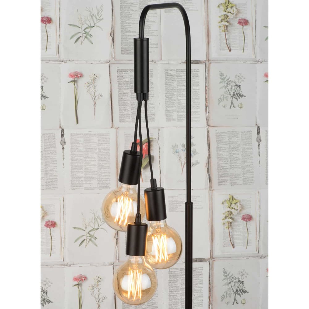 Lampadaire ciment 3 ampoules H190cm — vue 3