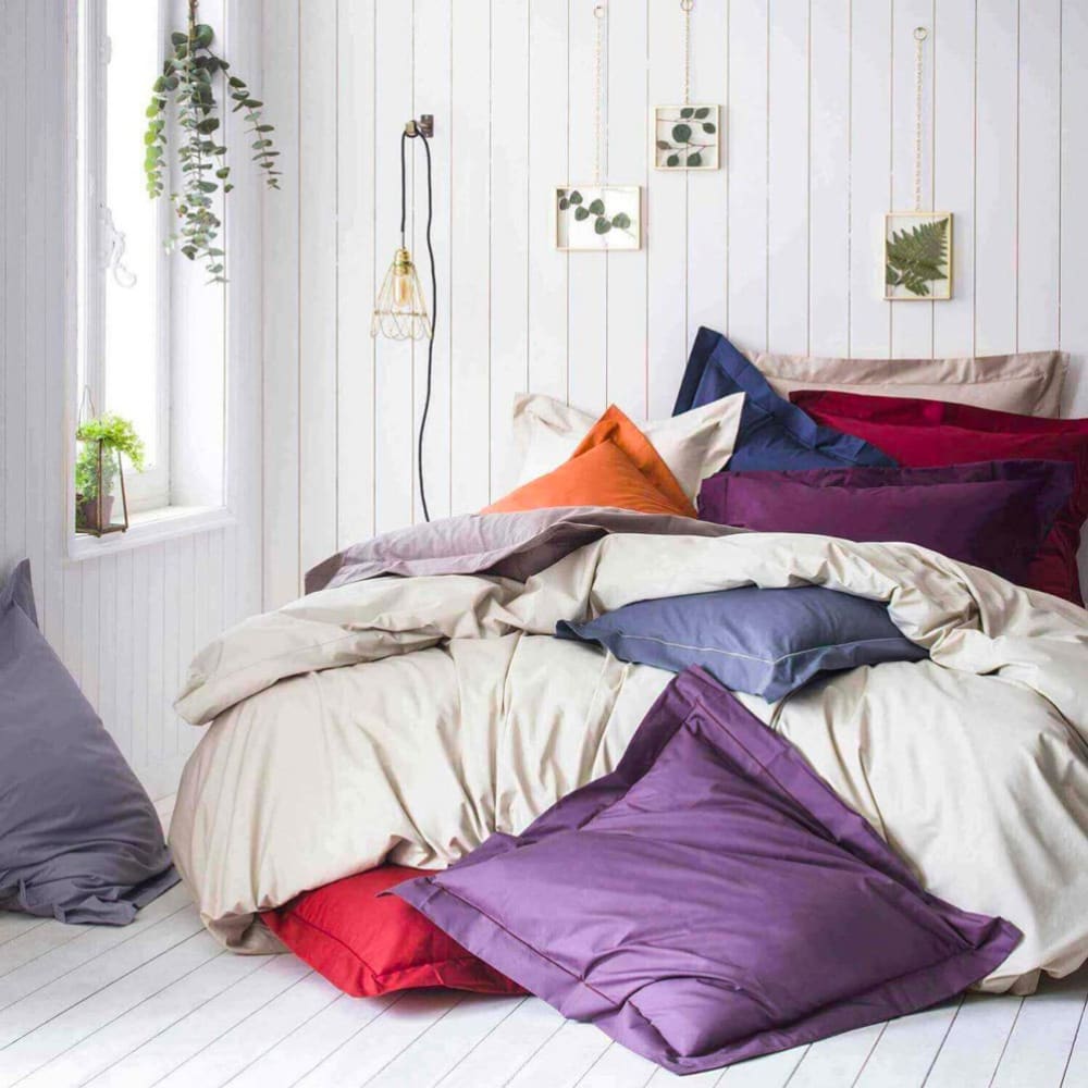Drap housse en percale de coton 80 fils 180x200 — vue 3