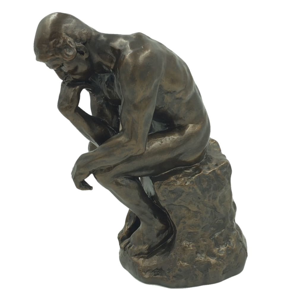 PARASTONE Reproduction du Penseur de Rodin - 25 cm En résine Hauteur 25 cm - Largeur 12 cm - Profondeur 15 cm