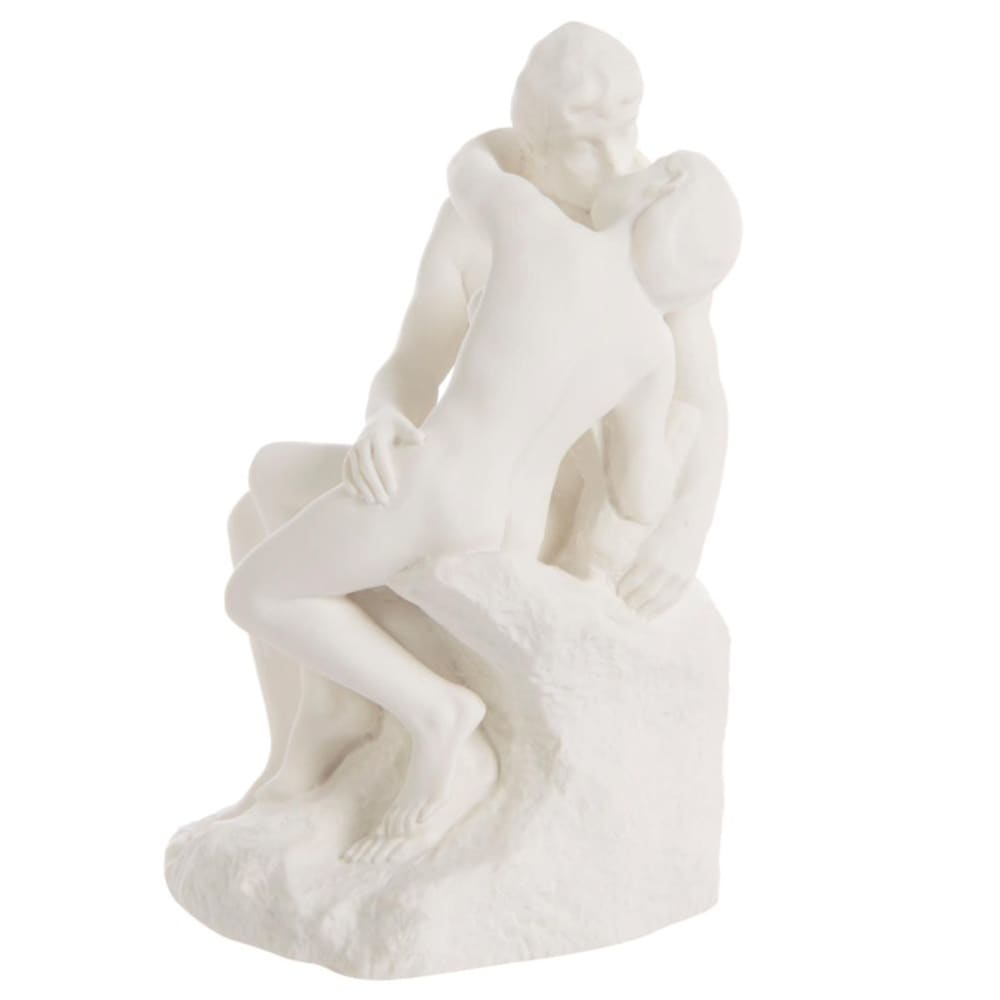 PARASTONE Reproduction Le Baiser de Rodin 14 cm En résine Hauteur 17 cm - Largeur 7 cm - Profondeur 8 cm