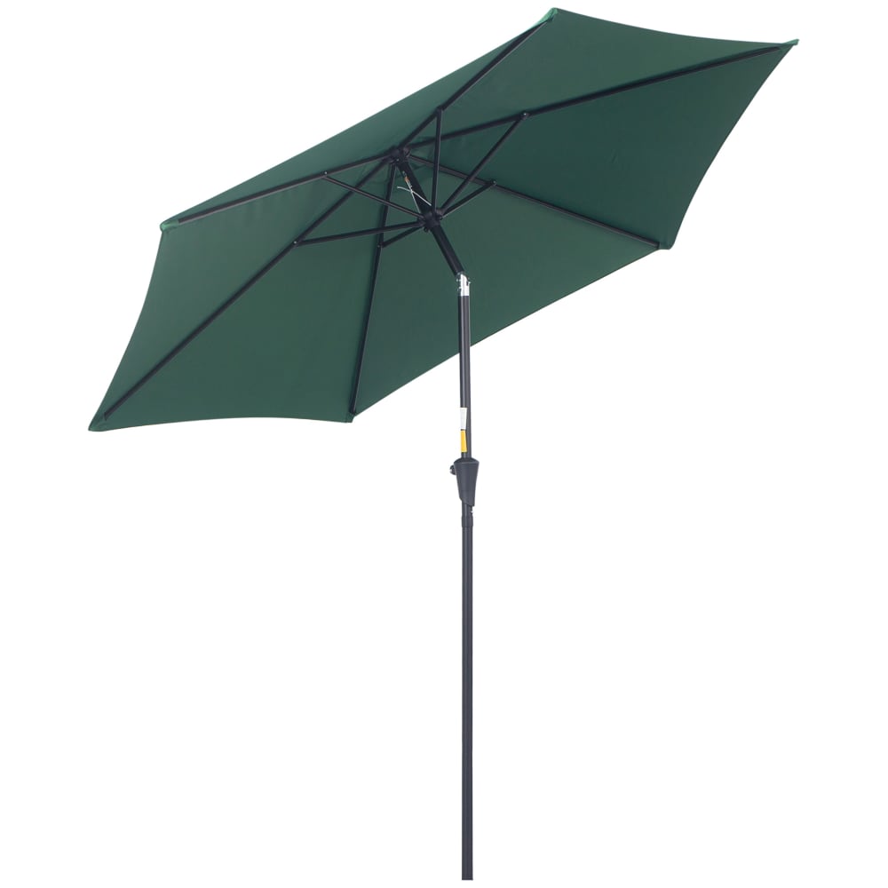 Parasol inclinable de jardin vert