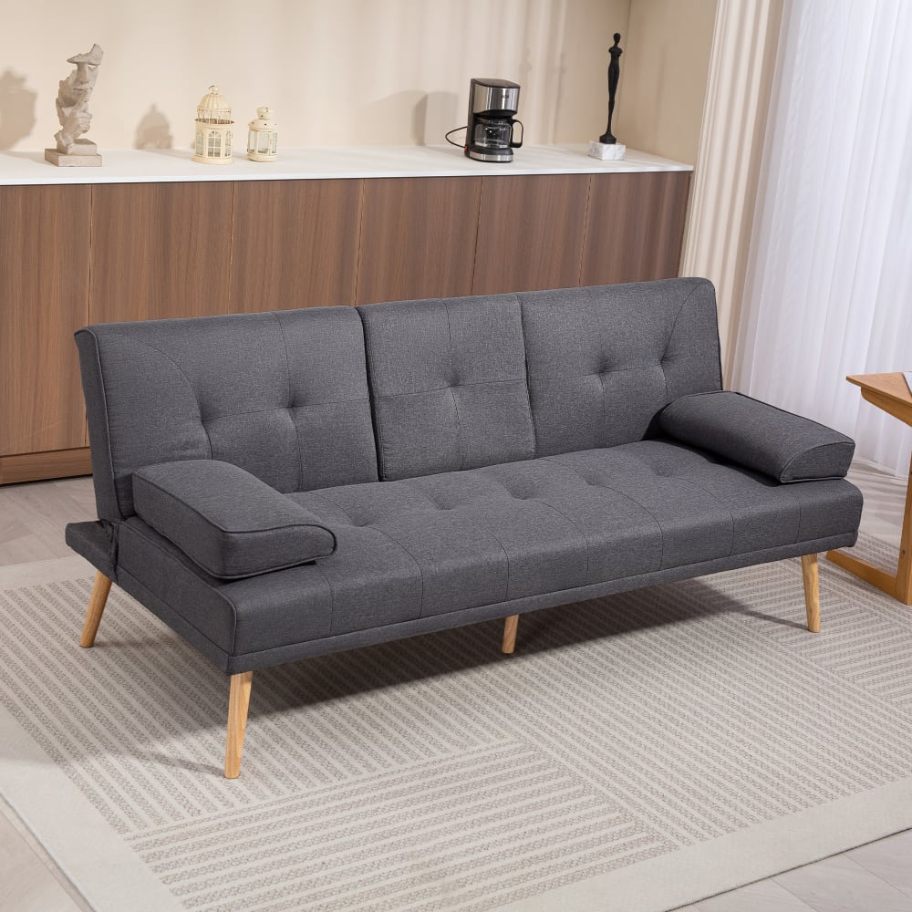 Canapé convertible 3 places design scandinave