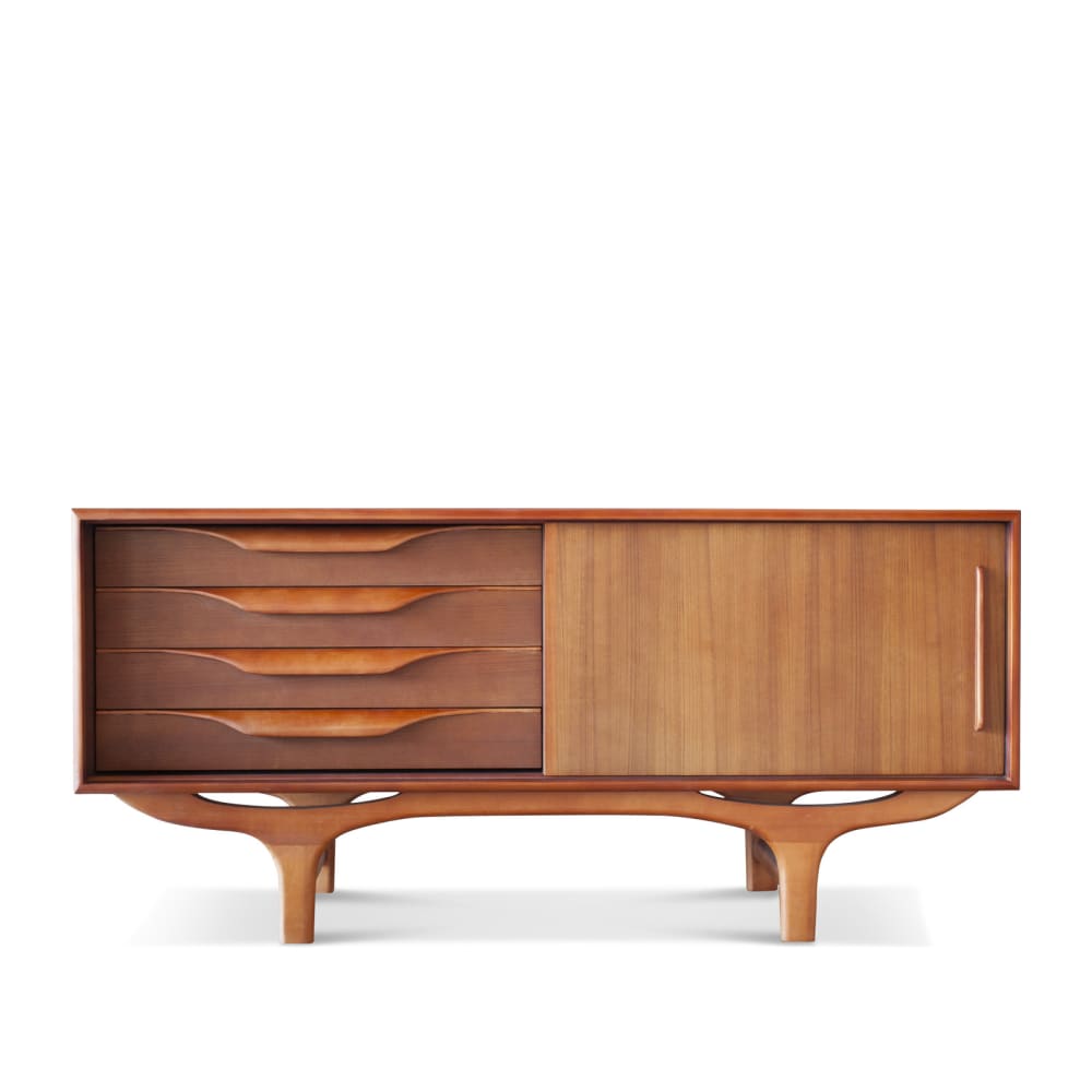 Buffet scandinave en bois marron