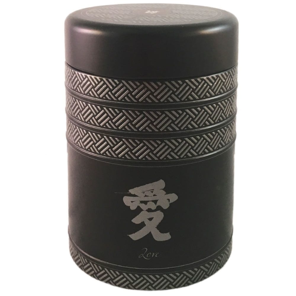 EIGEINART Petite boite métallique pour le thé Contenance 125 gr - Kyoto Dim : 7.5 x 11 cm Cette boite permet de contenir 125 grammes de thé