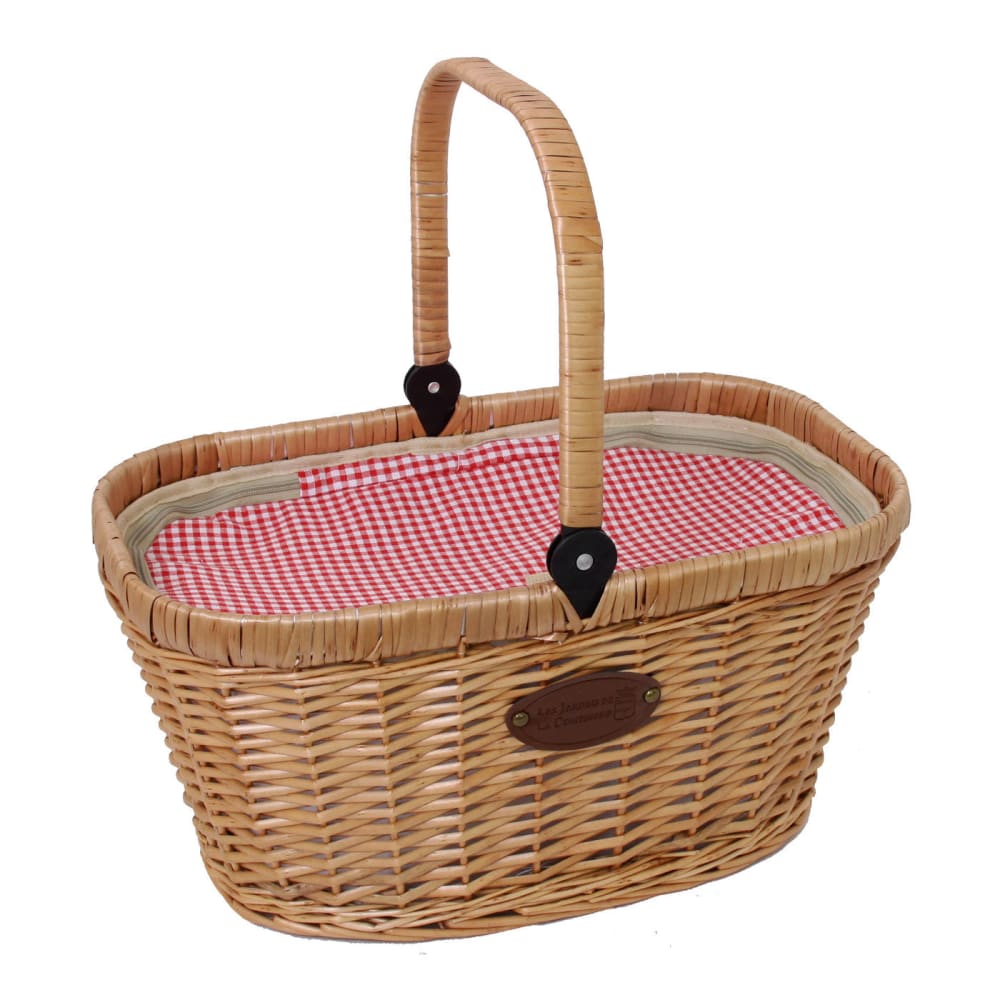 Panier chantilly vichy - rouge