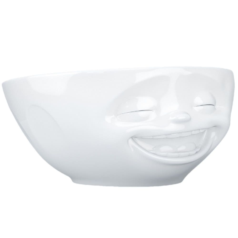 Bol en porcelaine blanche Laughing 350ml