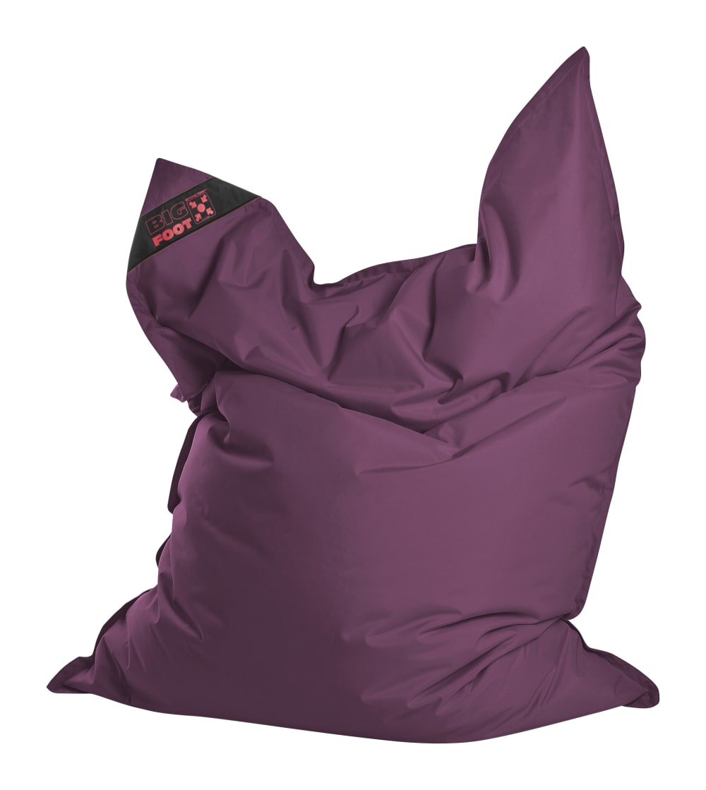 Coussin Geant BigFoot Aubergine