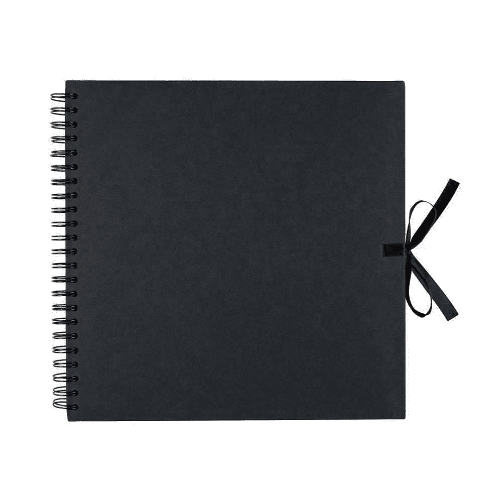 Artemio Carnet scrapbooking noir 30x30cm - Papier
