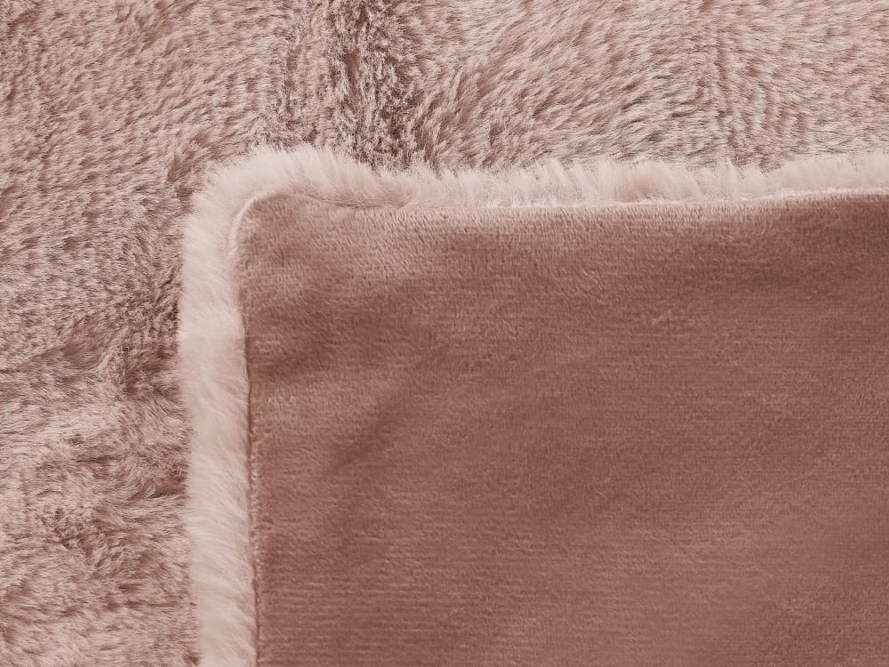 Couverture en polyester rose 200x150cm — vue 3