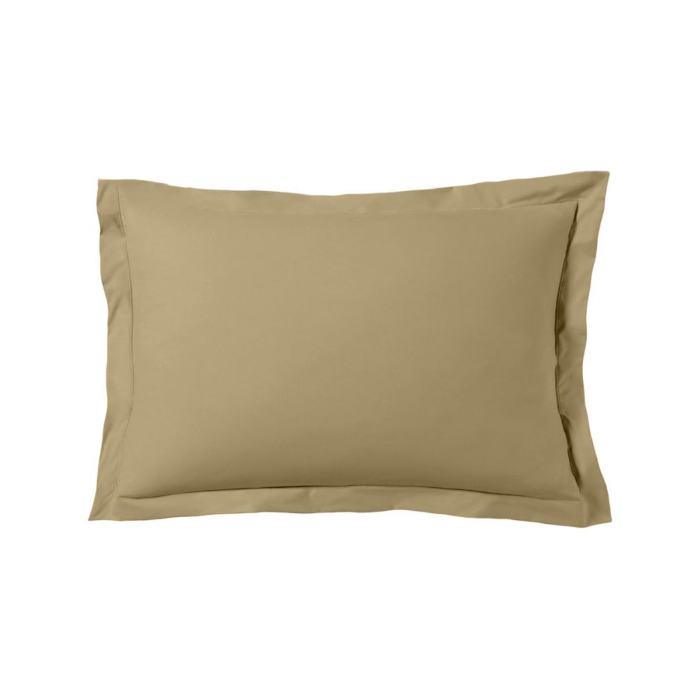 Blanc Avenue Set mit 2 Kissenbezügen 50x70 cm Baumwollsatin style classic chic Beige Öko-Tex Zertifikat Baumwolle