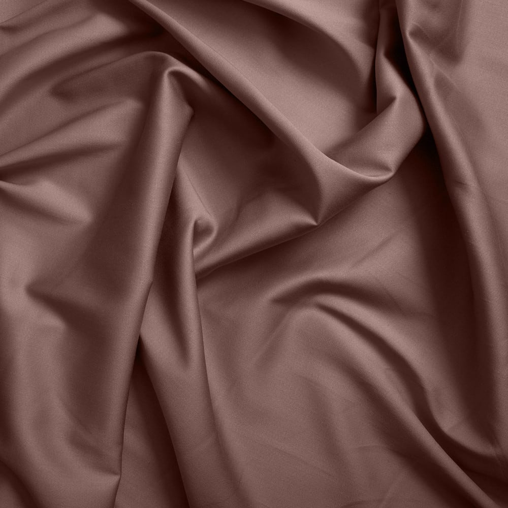 Drap housse 180x200 cm satin de coton rose - Maisons du Monde