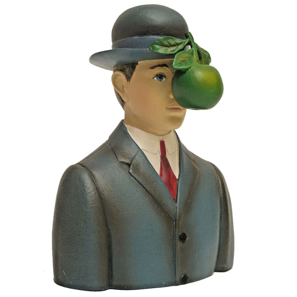 Statuette le fils de l'homme de Magritte H13cm - Maisons du Monde