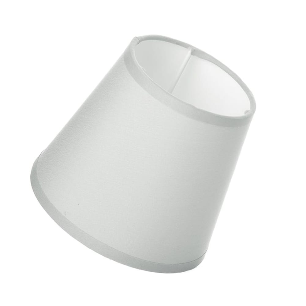 Petit abat-jour conique gris clair 13 cm