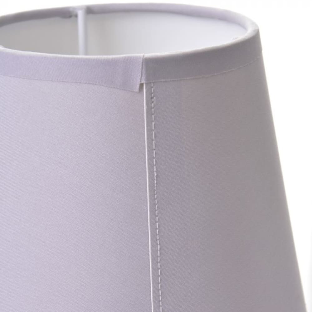 Petit abat-jour conique gris clair 13 cm — vue 3