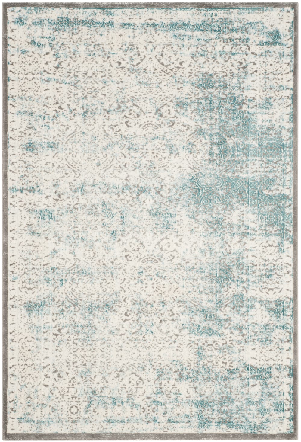 tapis bleu 122 x 170