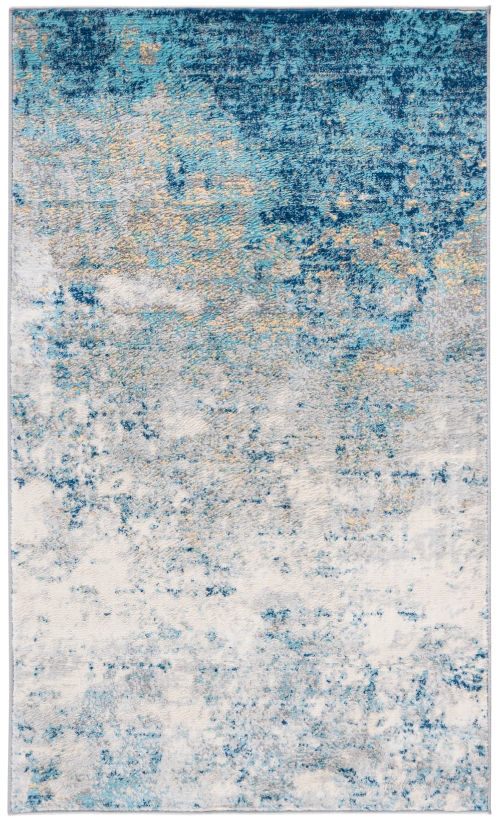 Tapis gris/bleu 122 x
