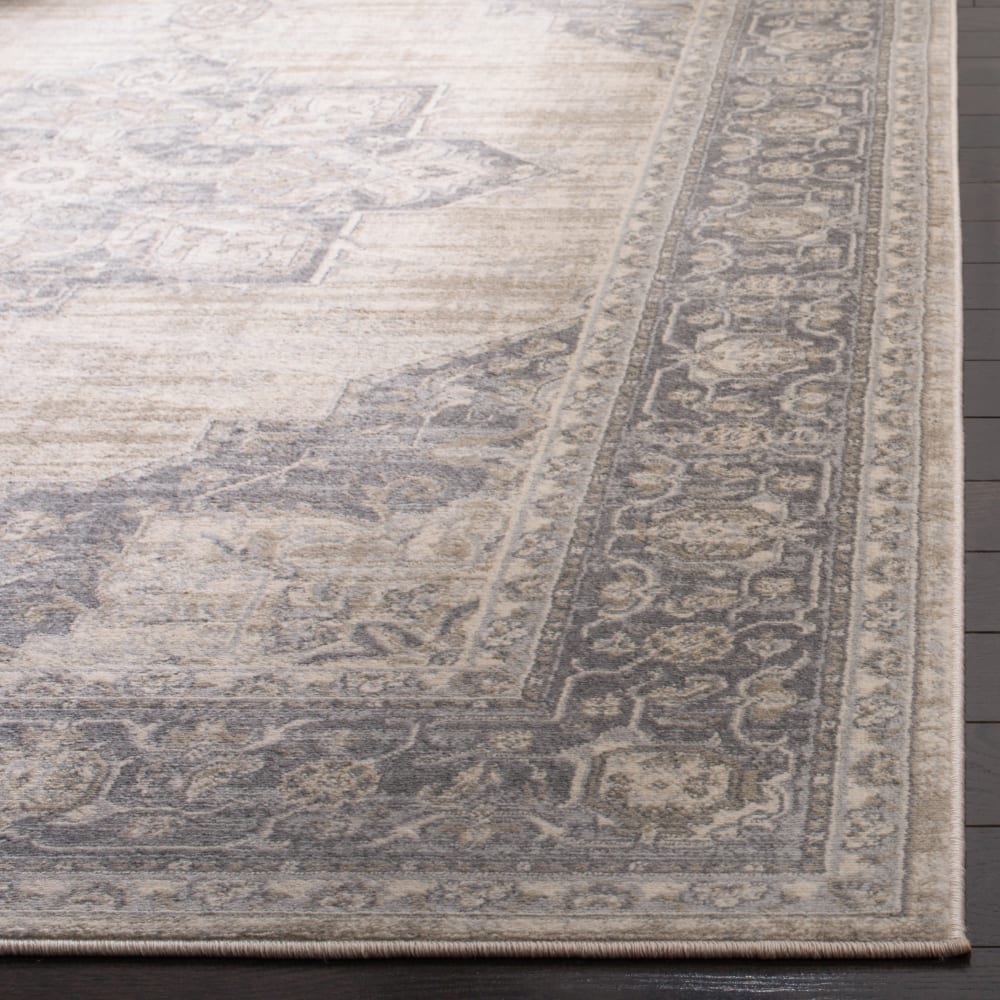Tapis de transition en polypropylène beige/gris, 160 x 229 cm — vue 4