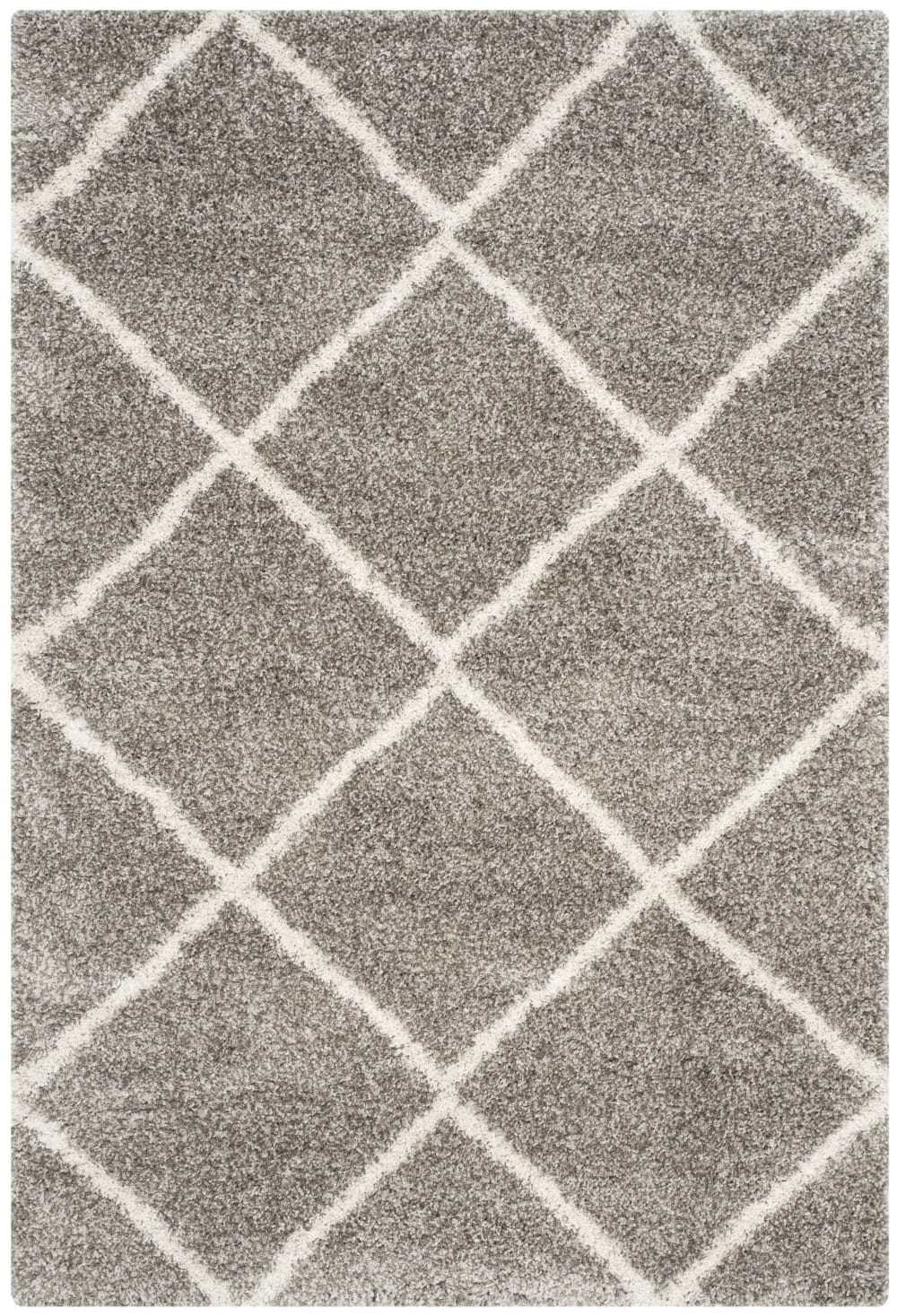 Tapis en polypropylène gris/blanc, 183 x 274 cm