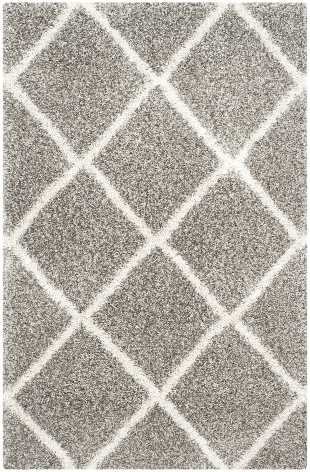 Safavieh Tapis en polypropylène gris/blanc, 122 x 183 cm style classique chic - Pp - Polypropylène