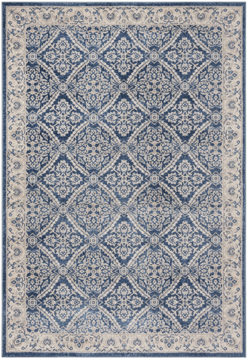 Tapis bleu 160 x 229 cm