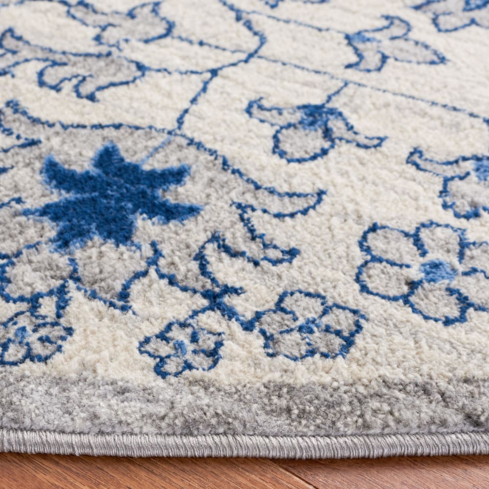 Tapis de transition en polypropylène beige/bleu, 201 cm — vue 4