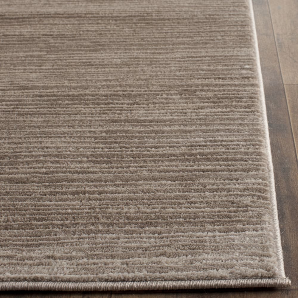 Tapis solide et tonale en polypropylène brun, 122 x 183 cm — vue 4