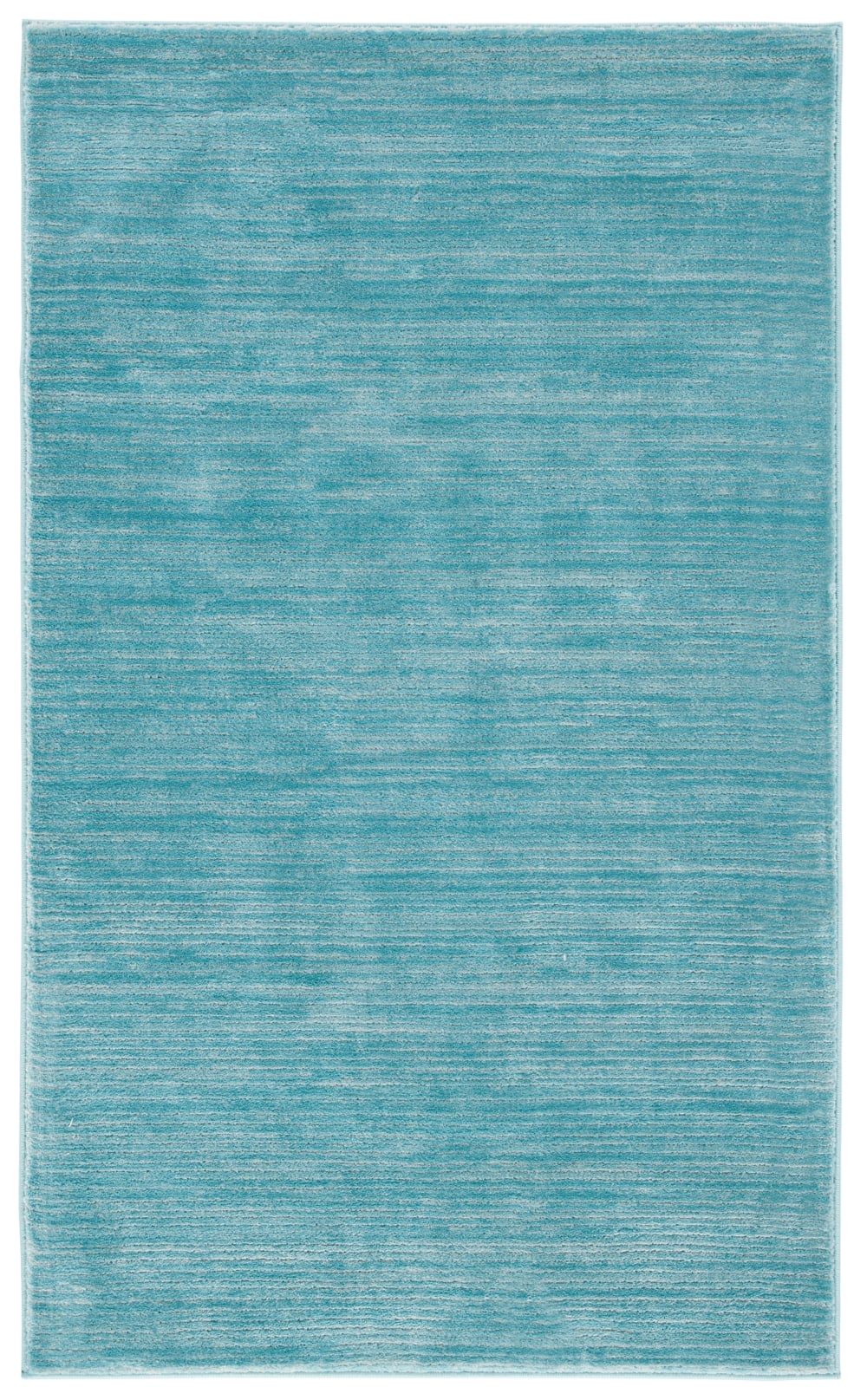 Tapis solide et tonale en polypropylène bleu, 122 x 183 cm