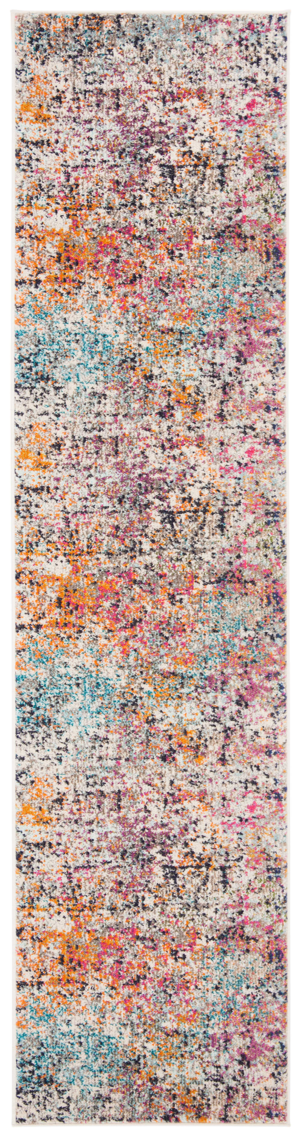 Tappeto Contemporaneo Grigio/Rosa 61 X 244-image