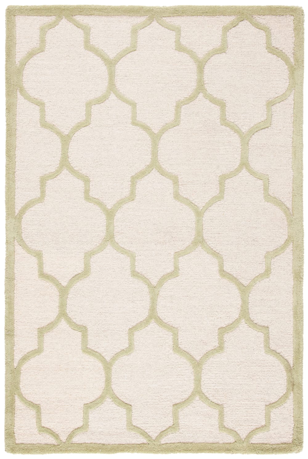 Tapis laine vert 122