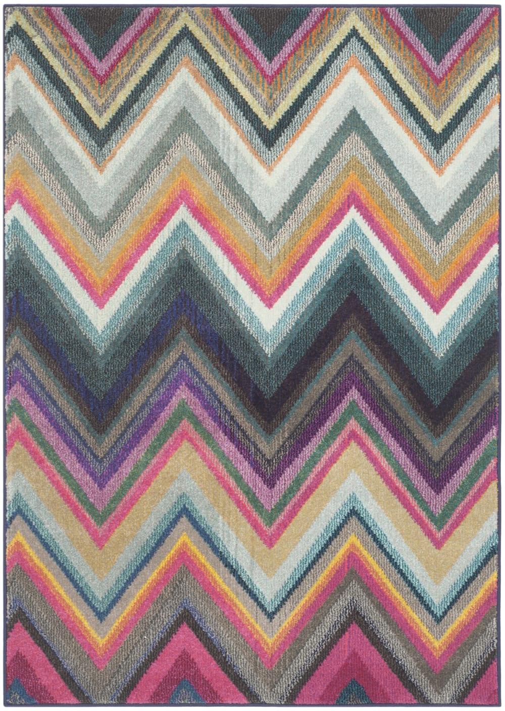 Alfombra boho chic de polipropileno multicolor, 122 x 170 cm