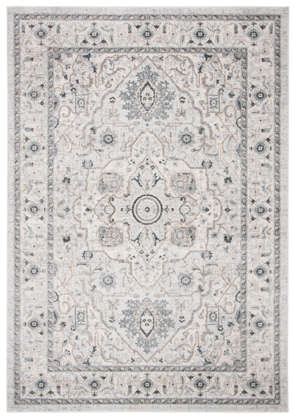 Tappeto Grigio/Grigio 183 X 274 Cm-image