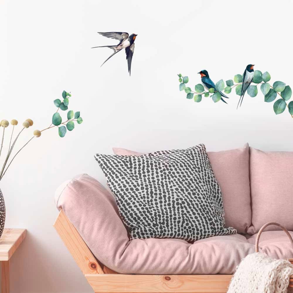 Stickers muraux hirondelles 70x20cm - Maisons du Monde