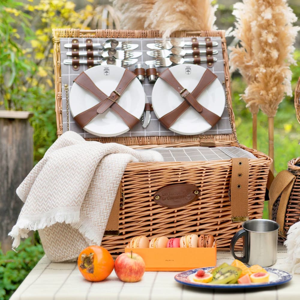 Panier pique-nique Concorde pour 6 personnes avec glacière intégrée
