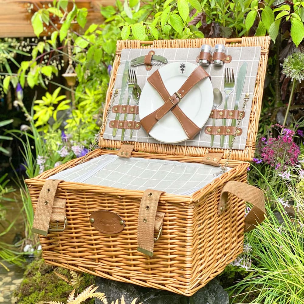 Panier pique-nique Concorde pour 2 personnes avec glacière intégrée