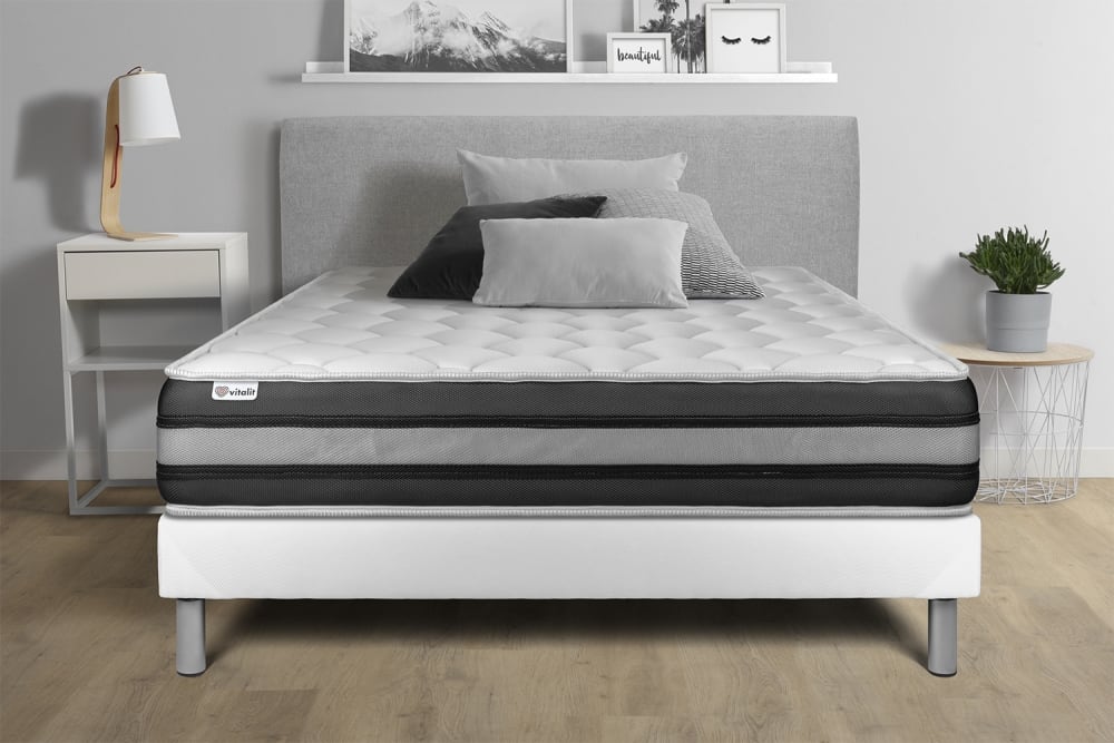 Matelas ressorts ensachés et mémoire de forme 160x200 - Maisons du Monde