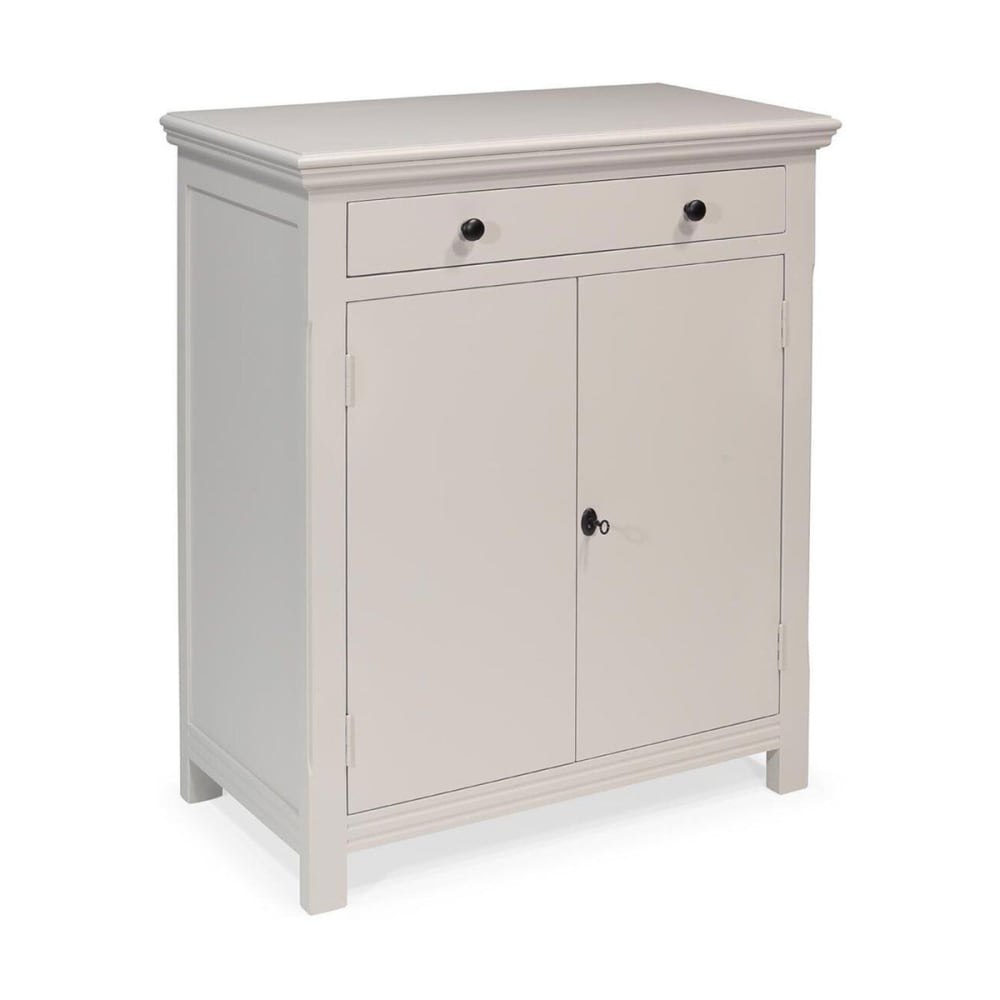 Decoclico Sideboard im Landhausstil mit 2 Türen Pinie Hellgrau style classic chic - Holz