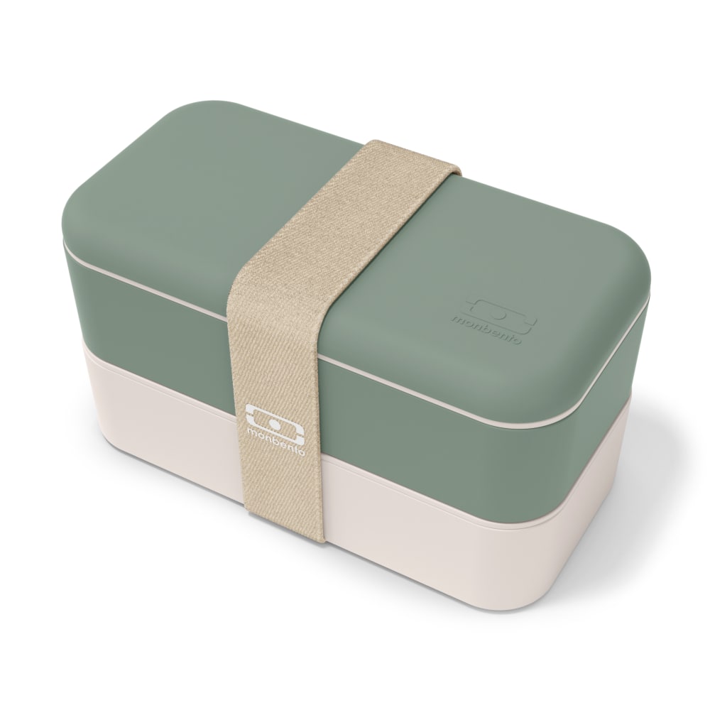 Lunch box 2 compartiments Made in France 1L en PBT Vert Natural Lunch box 2 compartiments Made in France 1L en PBT Vert Natural