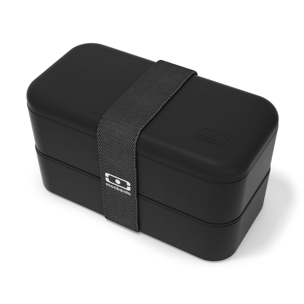 Lunch box 2 compartiments Made in France 1L en PBT Noir Onyx Lunch box 2 compartiments Made in France 1L en PBT Noir Onyx