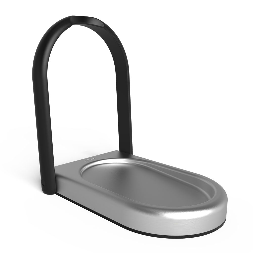 Repose cuillère noir et nickel